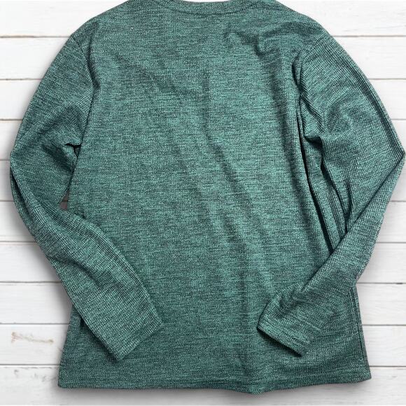 Nomad Green Long Sleeve Tee Modern Knit - Picture 6 of 7
